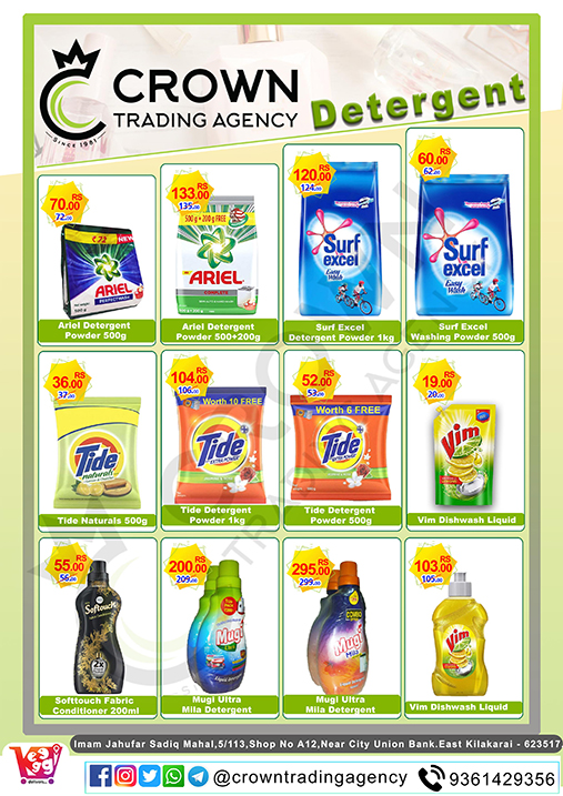 Today purchase offer at Crown Trading Keelakarai