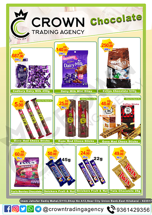 Happy purchase offer at Crown Trading Keelakarai